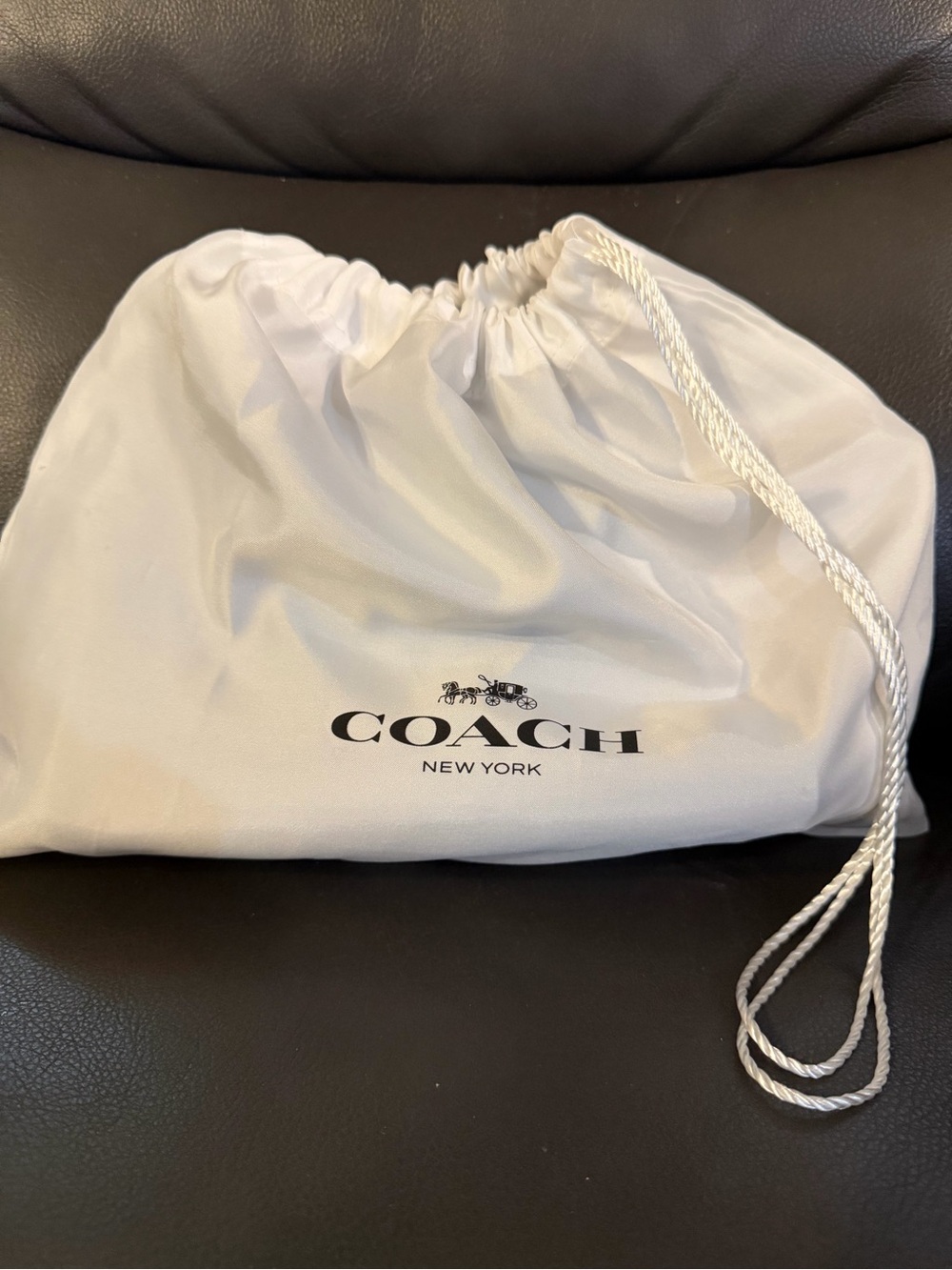 Coach Grace 20 Black Leather Bag - Picture 9 of 9